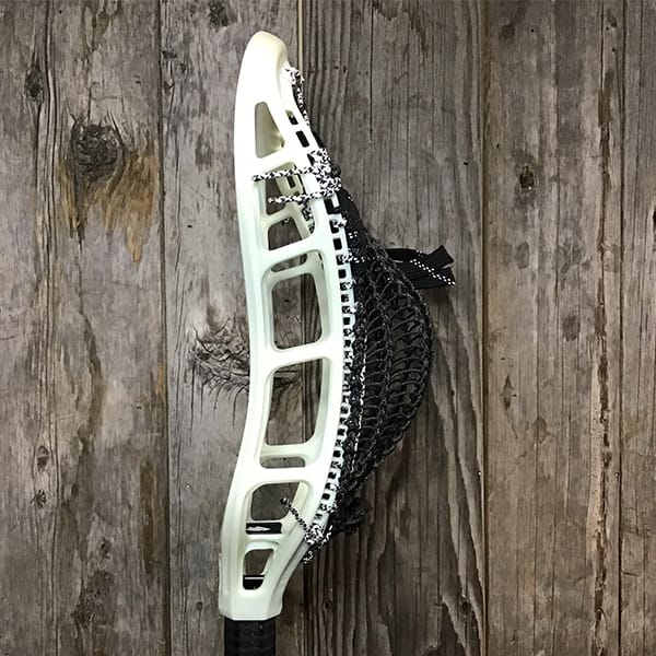 StringKing Mens Heads Raw/Black Lax Fan Custom Strung Raw StringKing Mark 2T Mens Lacrosse Head with Black Hero Mesh from Lacrosse Fanatic