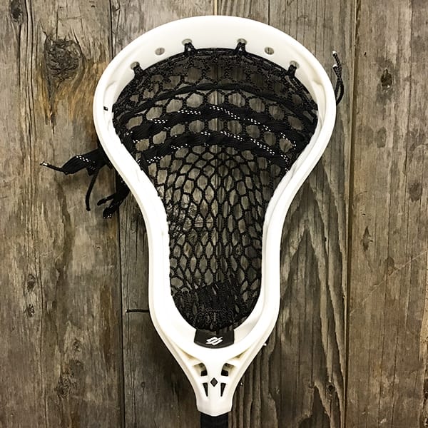StringKing Mens Heads Raw/Black Lax Fan Custom Strung Raw StringKing Mark 2T Mens Lacrosse Head with Black Hero Mesh from Lacrosse Fanatic