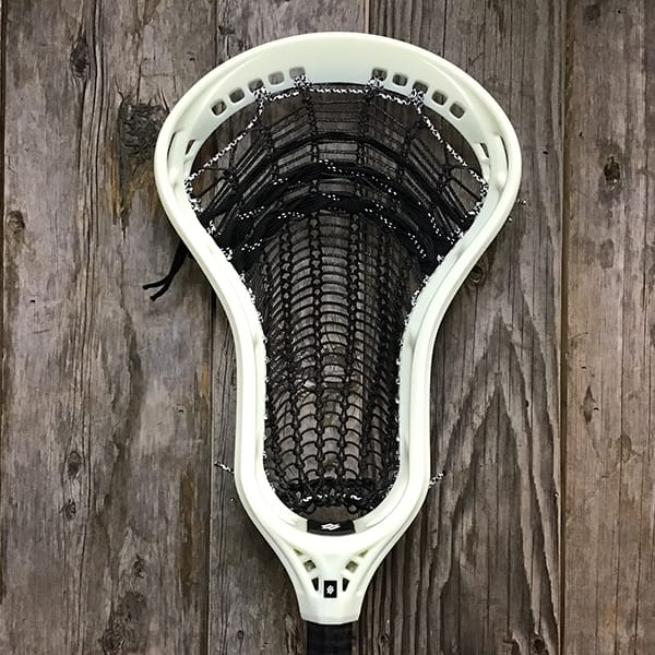 StringKing Mens Heads Raw/Black Lax Fan Custom Strung Raw StringKing Mark 3V Mens Lacrosse Head with Black Armor Mesh from Lacrosse Fanatic