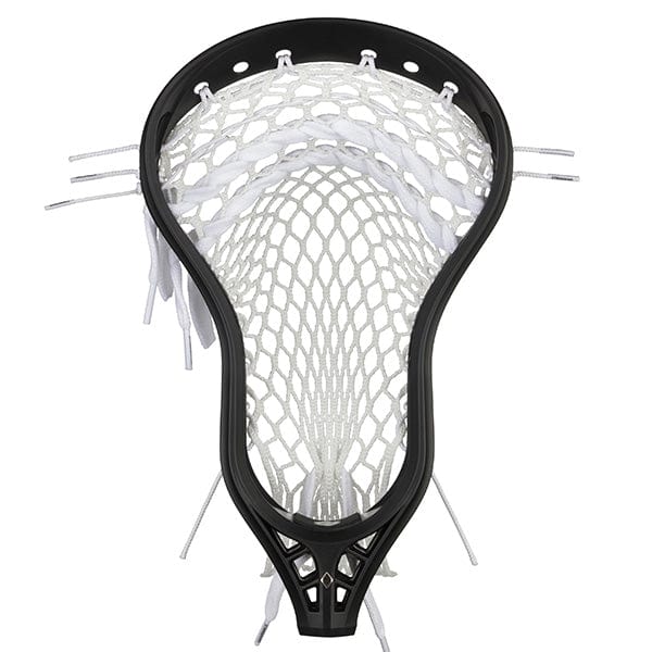 StringKing Mens Heads Black/White 5s StringKing Mark 2D Type 5 Defense Strung Mens Lacrosse Head from Lacrosse Fanatic