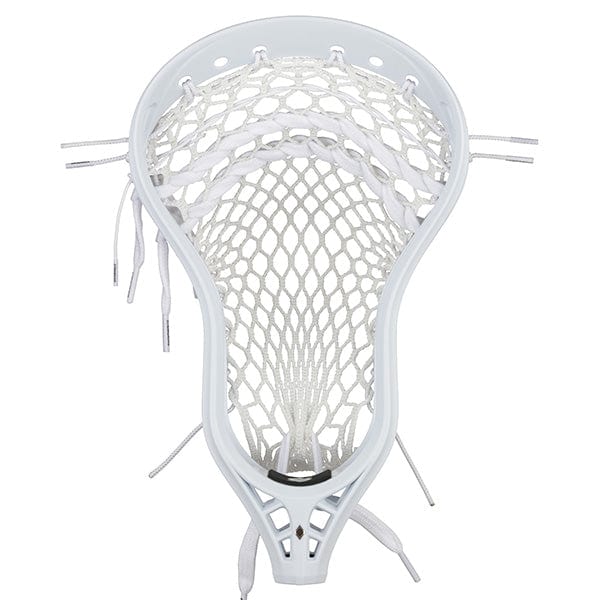 StringKing Mens Heads White/White 5s StringKing Mark 2D Type 5 Defense Strung Mens Lacrosse Head from Lacrosse Fanatic