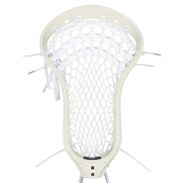 StringKing Mens Heads Raw/White Factory Strung StringKing Mark 2F Face-Off Strung Mens Lacrosse Head from Lacrosse Fanatic