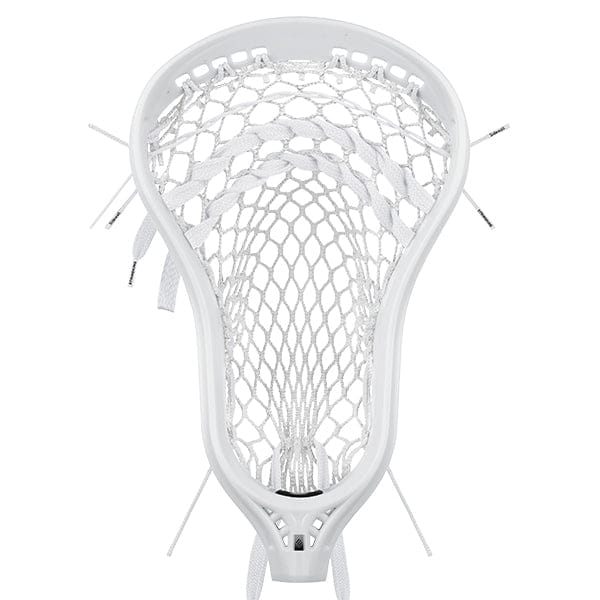 StringKing Mens Heads White StringKing Mark 3D Pre-Strung Defense Mens Lacrosse Head with Type 5s from Lacrosse Fanatic