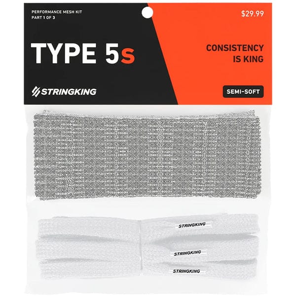 StringKing Stringing Supplies StringKing Type 5s Semi-Soft Lacrosse Mesh Kit from Lacrosse Fanatic