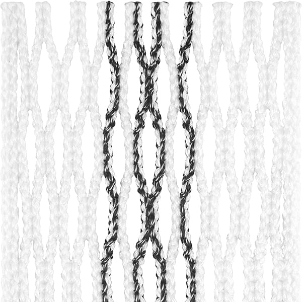 StringKing Stringing Supplies White/Black / Semi-Soft StringKing Type 5s Semi-Soft Tracer Lacrosse Mesh from Lacrosse Fanatic