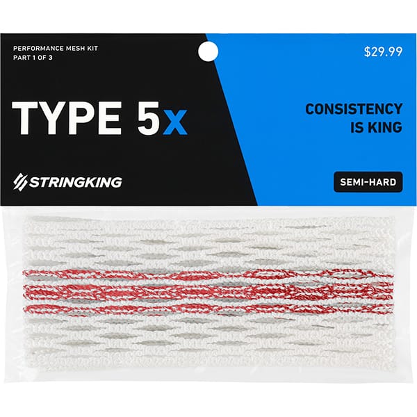 StringKing Stringing Supplies StringKing Type 5x Semi-Hard Tracer Lacrosse Mesh from Lacrosse Fanatic