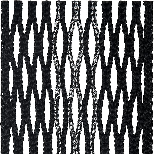 StringKing Stringing Supplies Black/White / Semi-Hard StringKing Type 5x Semi-Hard Tracer Lacrosse Mesh from Lacrosse Fanatic