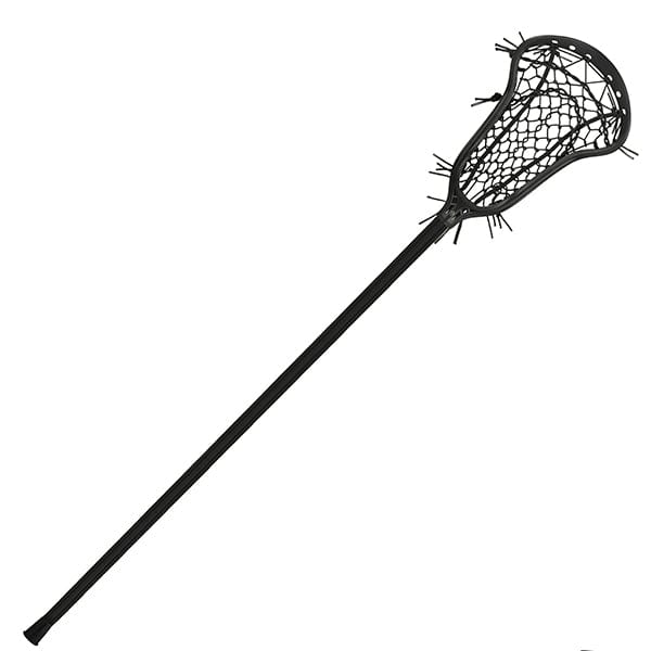 StringKing Womens Complete Sticks Black/Black StringKing Womens Complete 2 Pro Defense Lacrosse Stick With Tech Trad and Composite Pro Shaft from Lacrosse Fanatic