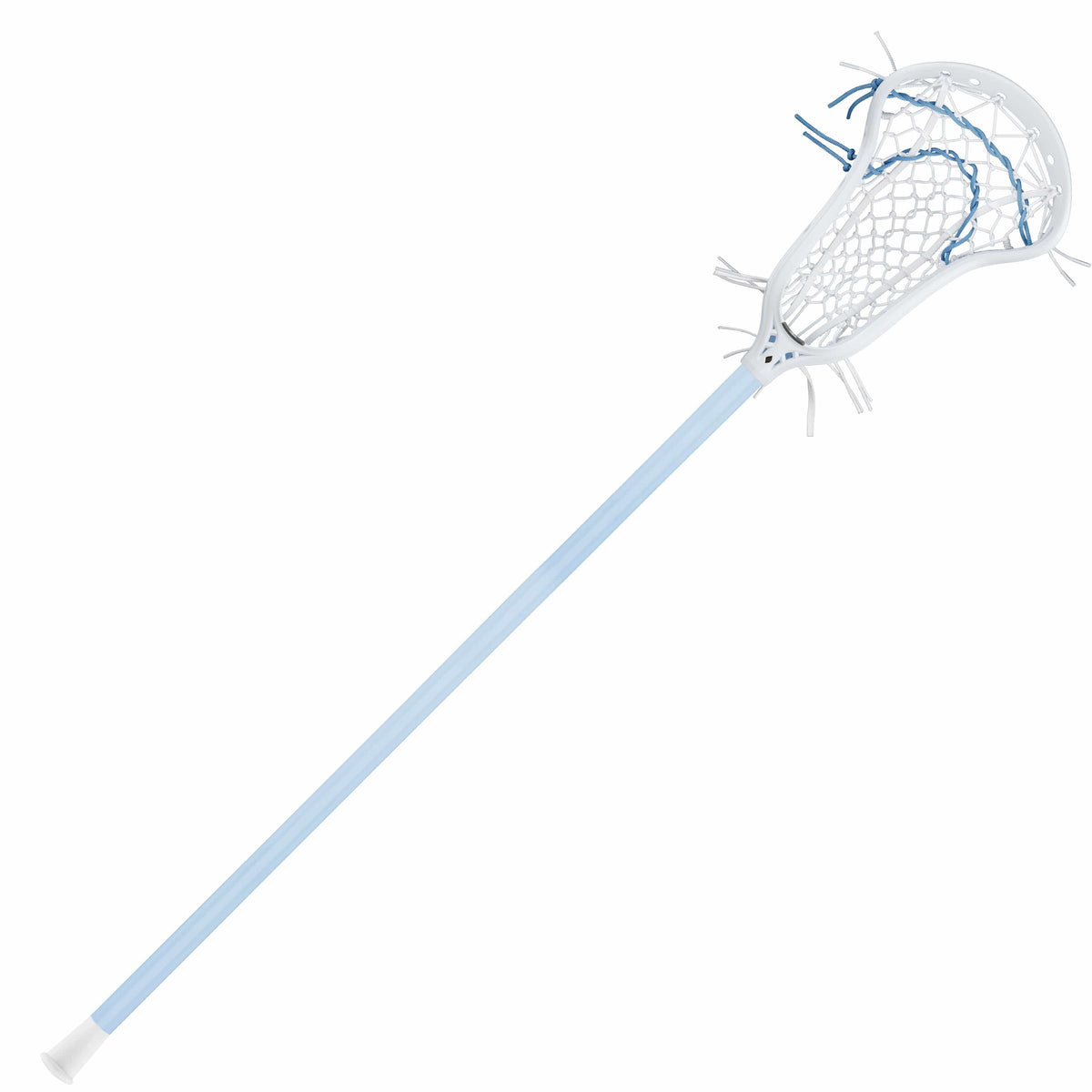 StringKing Womens Complete Sticks Carolina/White StringKing Womens Complete 2 Pro Defense Lacrosse Stick With Tech Trad and Composite Pro Shaft from Lacrosse Fanatic