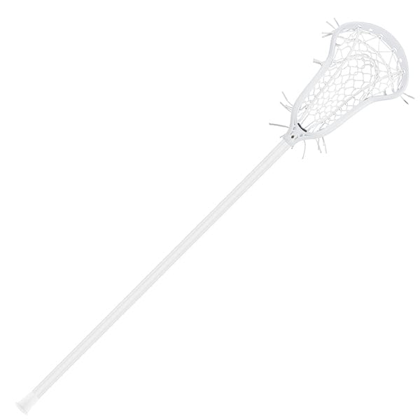 StringKing Womens Complete Sticks White/White StringKing Womens Complete 2 Pro Defense Lacrosse Stick With Tech Trad and Composite Pro Shaft from Lacrosse Fanatic