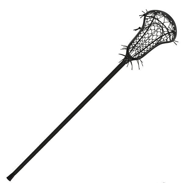StringKing Womens Complete Sticks Black/Black StringKing Womens Complete 2 Pro Midfield Lacrosse Stick with Tech Trad and Composite Pro Shaft from Lacrosse Fanatic