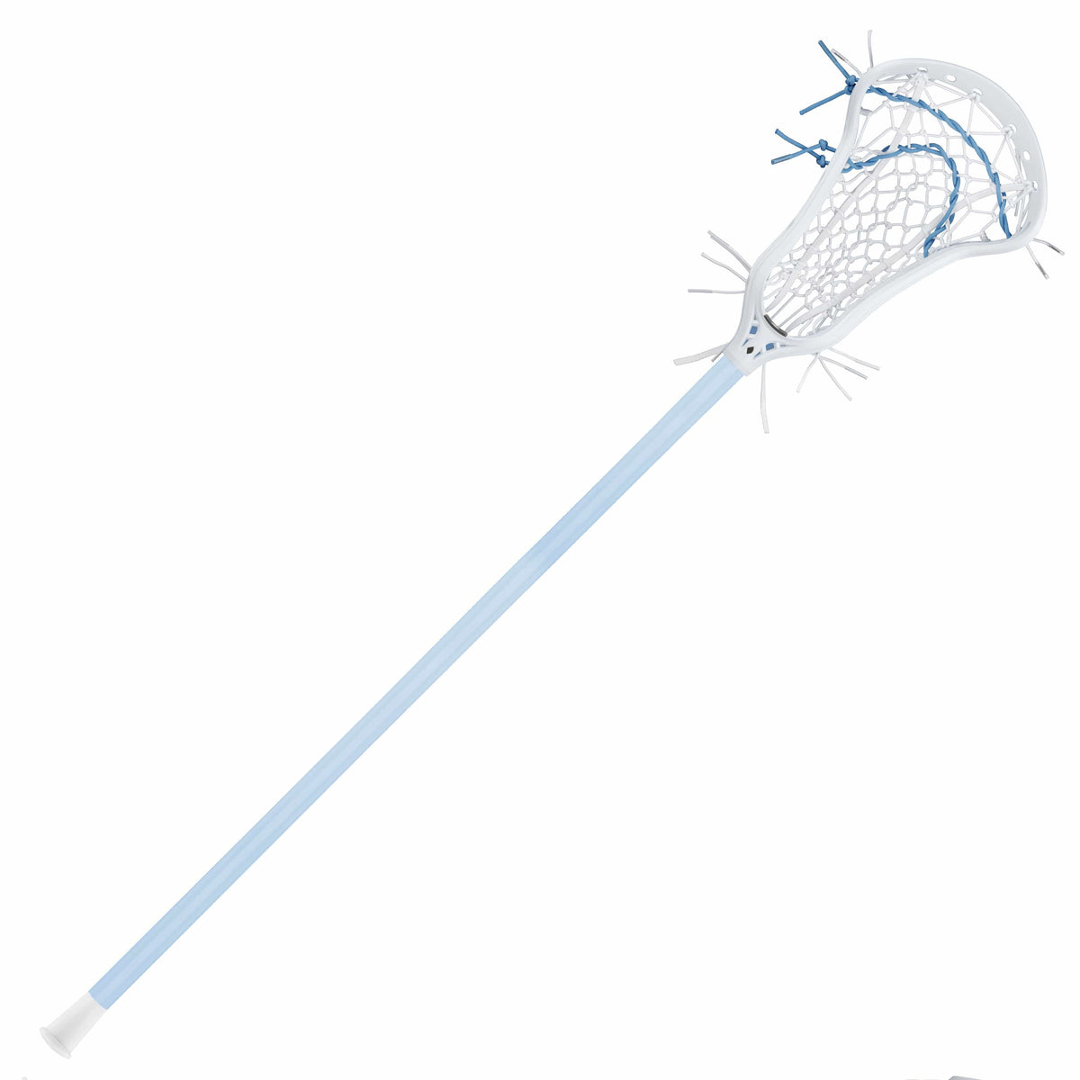 StringKing Womens Complete Sticks Carolina/White StringKing Womens Complete 2 Pro Offense Lacrosse Stick with Tech Trad and Metal 3 Pro Shaft from Lacrosse Fanatic