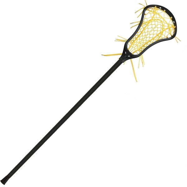 StringKing Womens Complete Sticks Black/Yellow StringKing Womens Complete with Tech Trad - Metal 2 Shaft from Lacrosse Fanatic