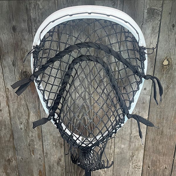 Lax Fan Custom Strung STX Eclipse III White Goalie Lacrosse Head with ...