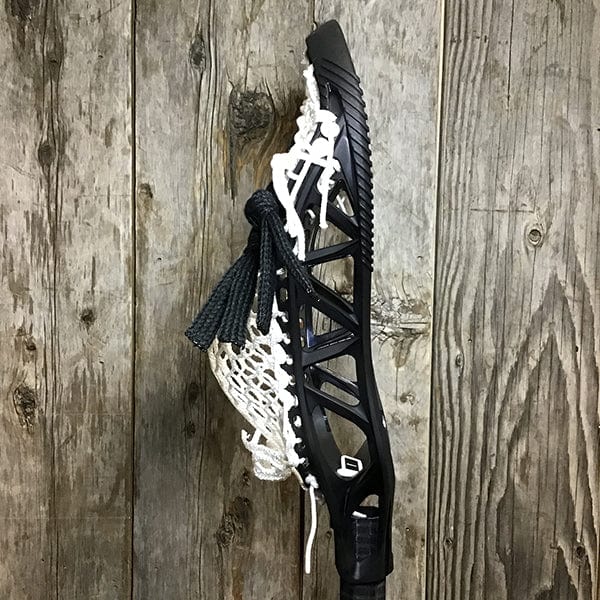 STX Mens Heads Black/White Lax Fan Custom Strung Black STX X20 Mens Lacrosse Head with White Hero Mesh from Lacrosse Fanatic