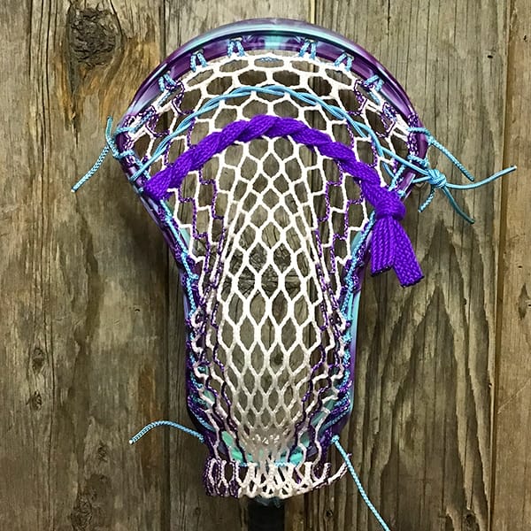 STX Mens Heads Mint/Purple Lax Fan Custom Strung Mint Purple Marble STX Surgeon 2k Mens Lacrosse Head with Purple Striker Hero Mesh from Lacrosse Fanatic