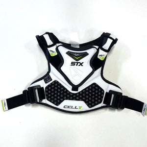 STX Cell V Lacrosse Arm Guards Small / White