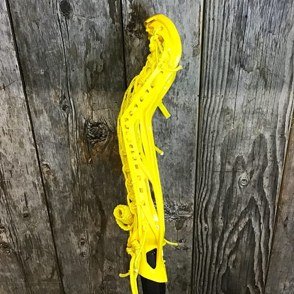 STX Womens Complete Sticks Yellow/Yellow/White Lax Fan Women's Complete Stick - STX Crux Pro Crux Mesh 2 Head & Crux 600 Shaft from Lacrosse Fanatic