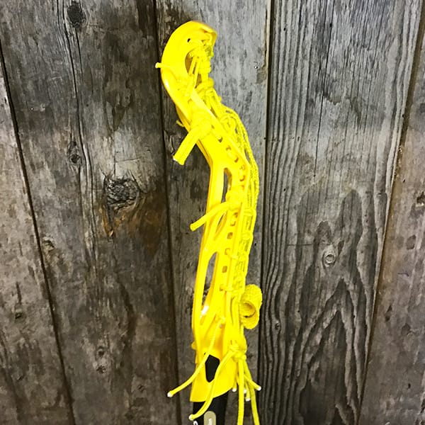 STX Womens Complete Sticks Yellow/Yellow/White Lax Fan Women's Complete Stick - STX Crux Pro Crux Mesh 2 Head & Crux 600 Shaft from Lacrosse Fanatic