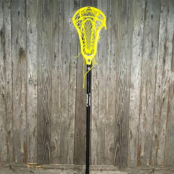 STX Womens Complete Sticks Yellow/Yellow/White Lax Fan Women's Complete Stick - STX Crux Pro Crux Mesh 2 Head & Crux 600 Shaft from Lacrosse Fanatic