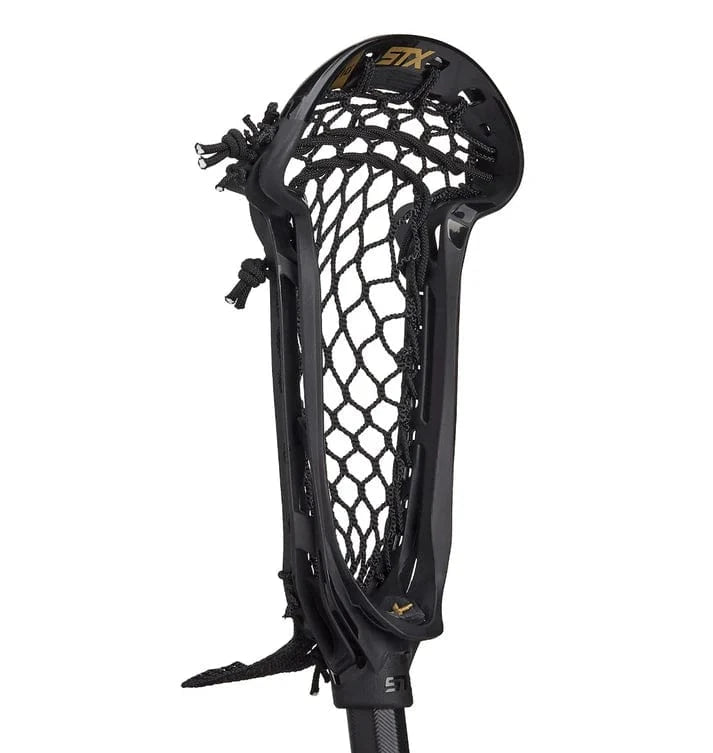 STX Womens Heads Black STX Axxis 10 degree Women&#39;s Lacrosse Strung Head for Draw Specialists from Lacrosse Fanatic