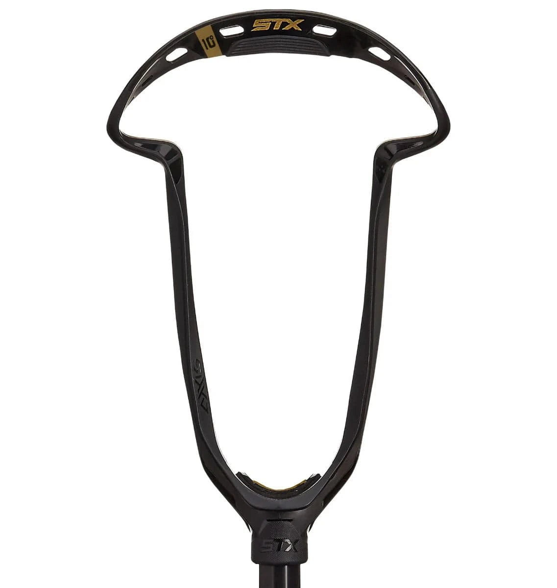 STX Womens Heads Black STX Axxis 10 degree Women's Lacrosse Unstrung Head for Draw Specialists from Lacrosse Fanatic