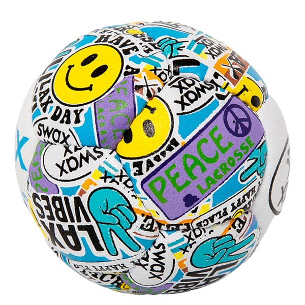 Swax Lax Lacrosse Balls Bumper Sticker / 1 Ball Swax Lax Bumper Sticker Lacrosse Training Balls from Lacrosse Fanatic