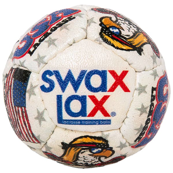 Swax Lax Lacrosse Balls Eagle USA / 1 Ball Swax Lax Eagle USA Lacrosse Training Balls from Lacrosse Fanatic