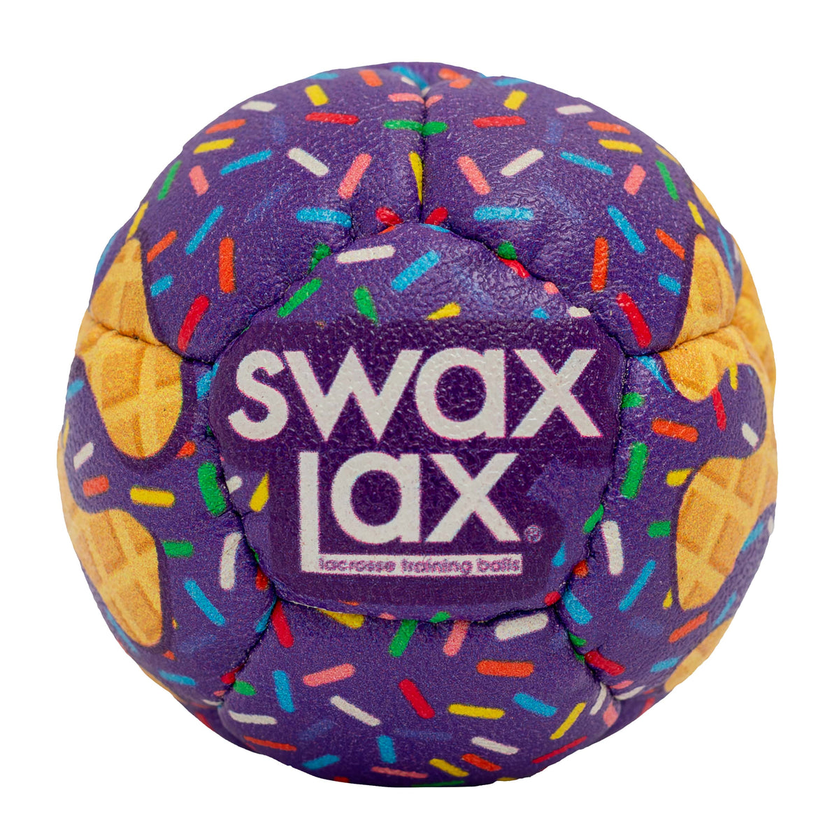 Swax Lax Lacrosse Balls Purple Sprinkle / 1 Ball Swax Lax Purple Sprinkle Lacrosse Training Balls from Lacrosse Fanatic