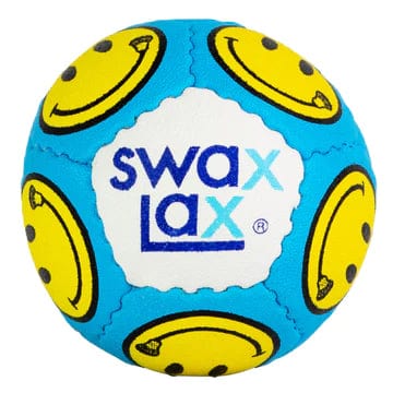 Swax Lax Lacrosse Balls Blue Camo Sticks / 1 Ball Swax Lax Smile Lacrosse Training Balls from Lacrosse Fanatic