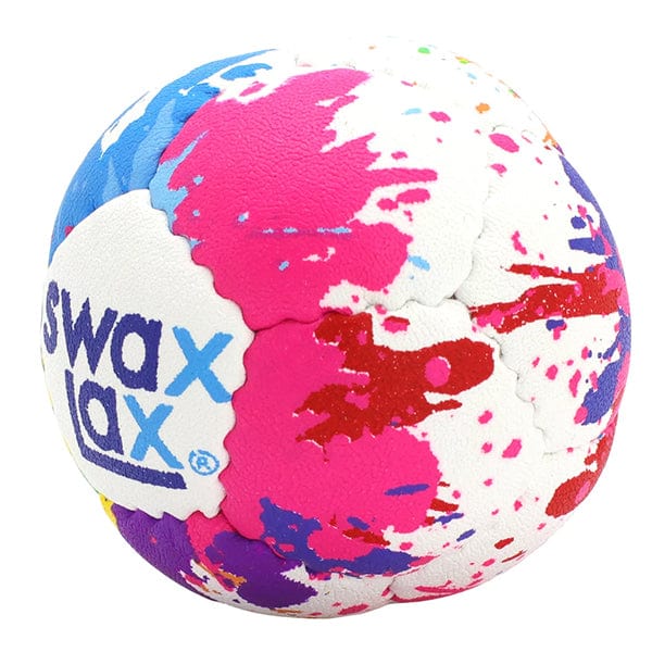 Swax Lax Lacrosse Balls Splatter / 1 Ball Swax Lax Splatter Lacrosse Training Balls from Lacrosse Fanatic