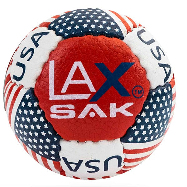 Union Lacrosse Balls American Flag / 1 Ball Lax Sak American Flag Lacrosse Training Balls from Lacrosse Fanatic