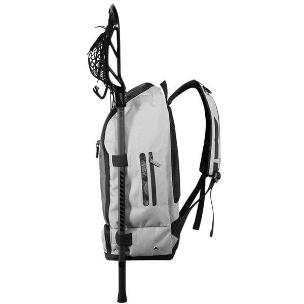 Warrior Equipment Bag Grey Warrior Q10 Jet Pack Lacrosse Bag from Lacrosse Fanatic