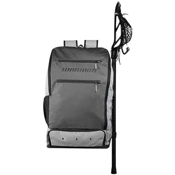 Warrior Equipment Bag Grey Warrior Q10 Jet Pack Lacrosse Bag from Lacrosse Fanatic