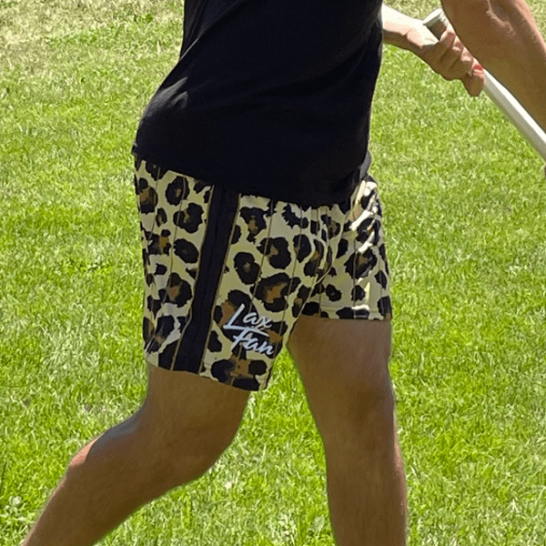 360 Shorts Lax Fan Cheetah Short from Lacrosse Fanatic