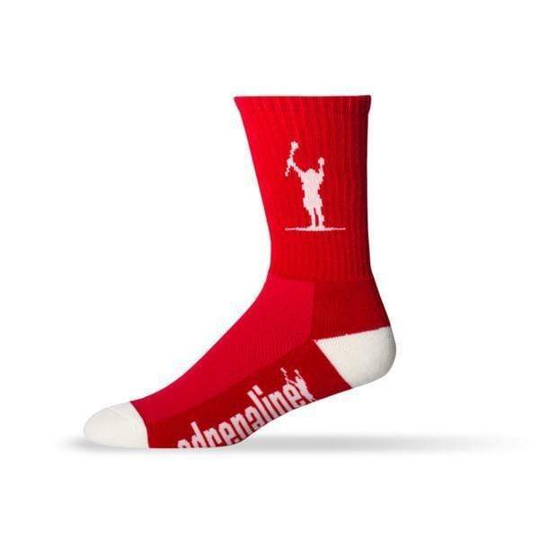 Adrenaline Socks Red / Large/Extra Large Adrenaline Lacrosse Carlson Meshtop Socks - Red from Lacrosse Fanatic