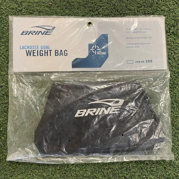 Brine Lacrosse Accessories OS / Black Brine Lacrosse Goal Weight Bag from Lacrosse Fanatic