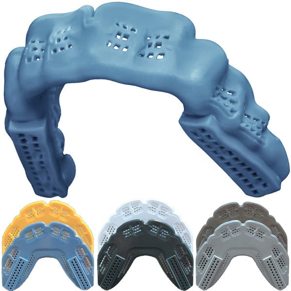 Bulletproof Mouth Guards Adult / Retro Blue BulletProof LAX Mouthguard w/ Kevlar - Adult (5&#39;3&quot; and taller) from Lacrosse Fanatic