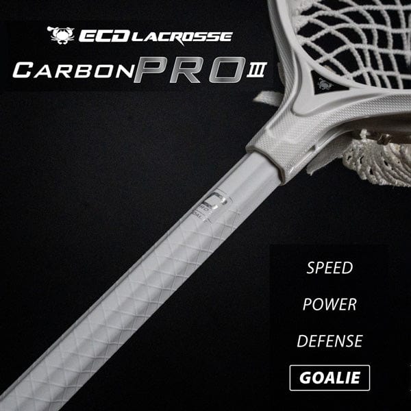 East Coast Dyes Mens Handles ECD Carbon Pro 3.0 Goalie Lacrosse Shaft from Lacrosse Fanatic