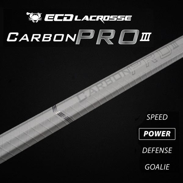 East Coast Dyes Mens Handles ECD Carbon Pro 3.0 Power Lacrosse Shaft from Lacrosse Fanatic