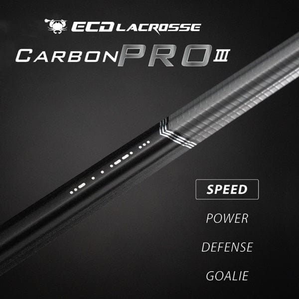 East Coast Dyes Mens Handles ECD Carbon Pro 3.0 Speed Lacrosse Shaft from Lacrosse Fanatic