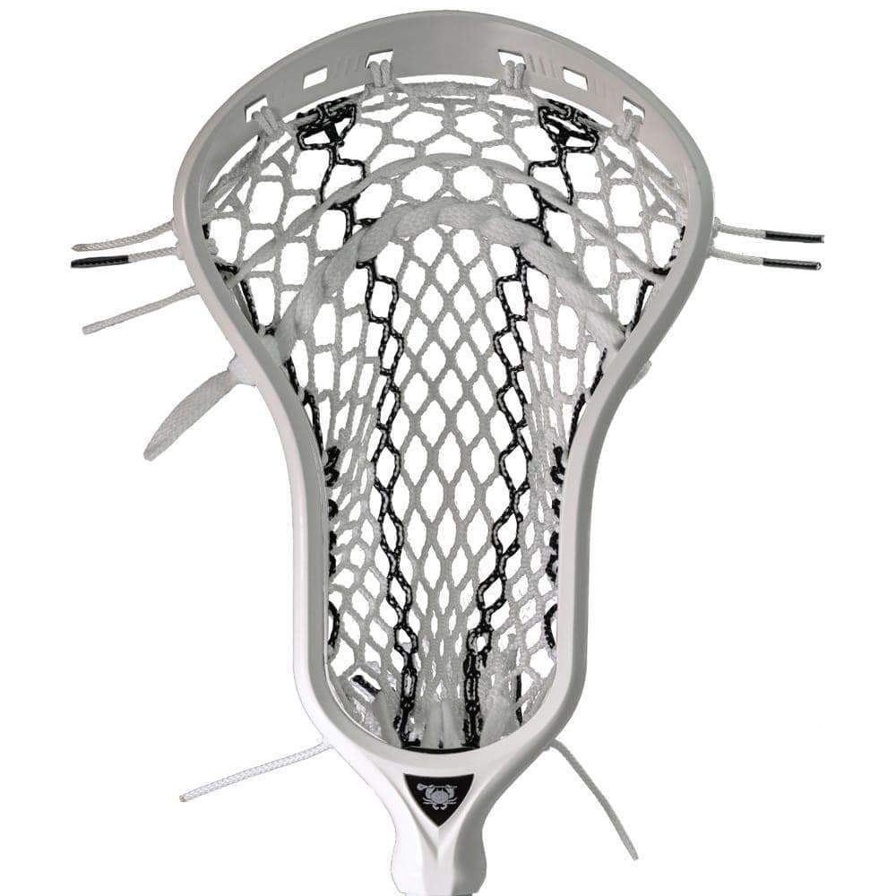 East Coast Dyes Mens Heads White/Black ECD DNA Offense Factory Strung Mens Lacrosse Head from Lacrosse Fanatic