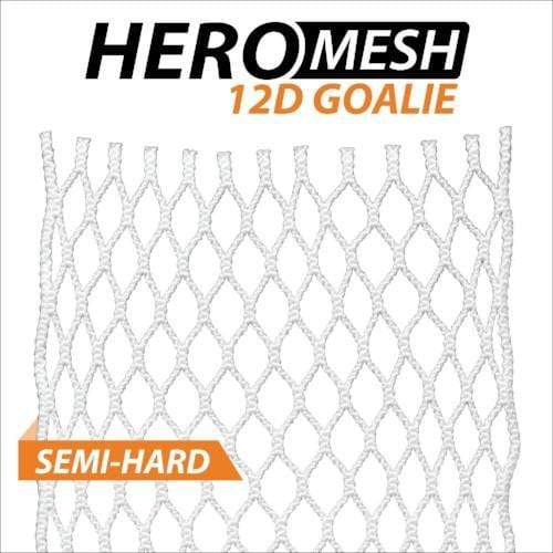 ECD Hero 12D Goalie SemiHard Lacrosse Mesh Lacrosse Fanatic