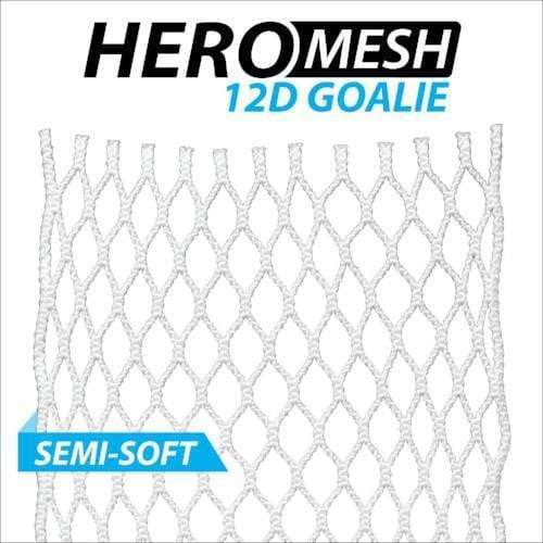 East Coast Dyes Stringing Supplies 12D / White / Semi-Soft ECD Hero 12D Goalie Semi-Soft Lacrosse Mesh from Lacrosse Fanatic