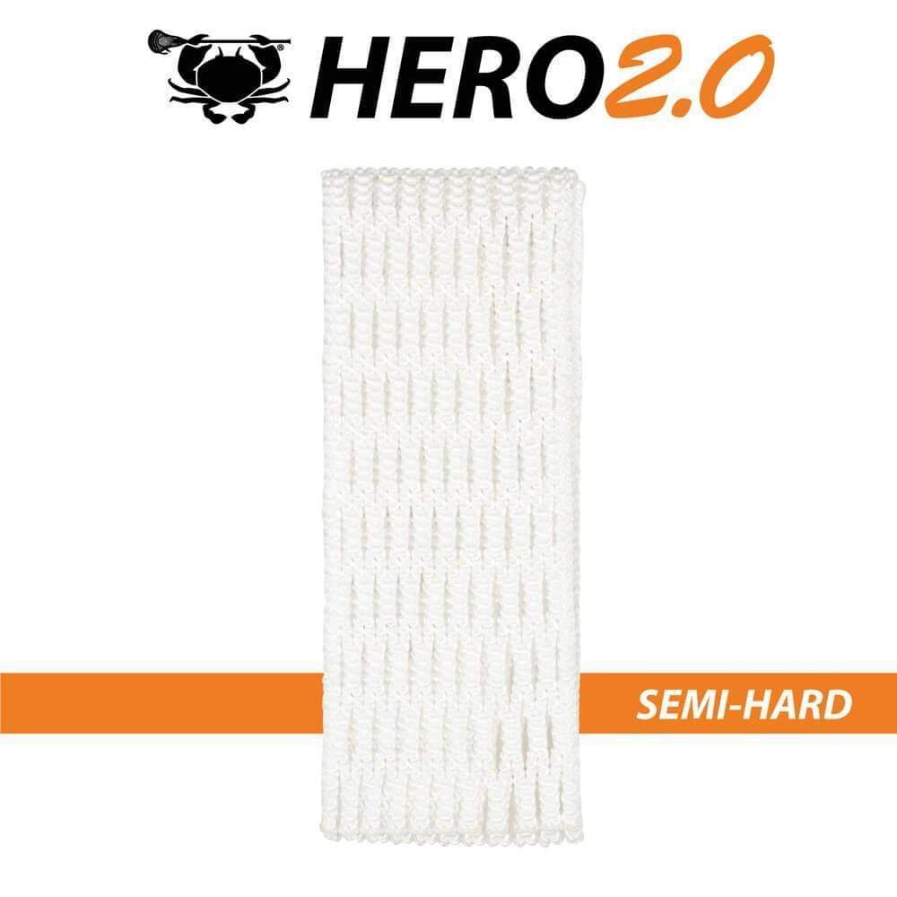 East Coast Dyes Stringing Supplies Semi-Hard / White ECD Hero 2.0 Semi-Hard Lacrosse Mesh from Lacrosse Fanatic