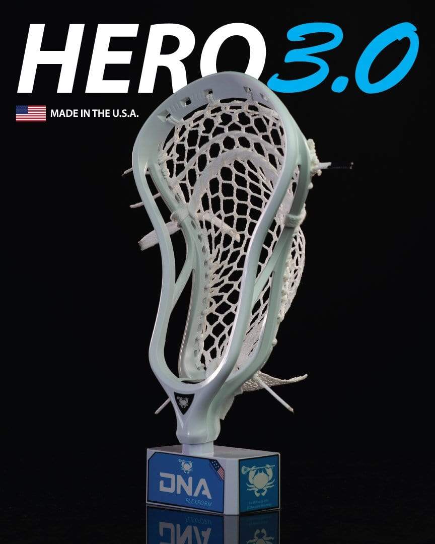 ECD Hero 3.0 Semi-Soft Black Striker Lacrosse Mesh