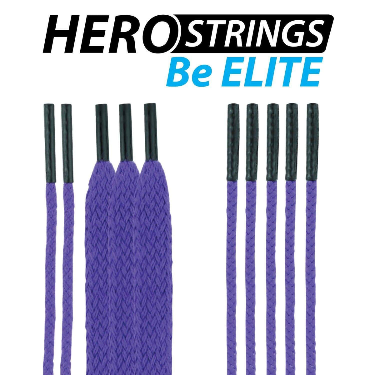 East Coast Dyes Stringing Supplies OS / Purple ECD Hero Strings Lacrosse Stringing Kit from Lacrosse Fanatic