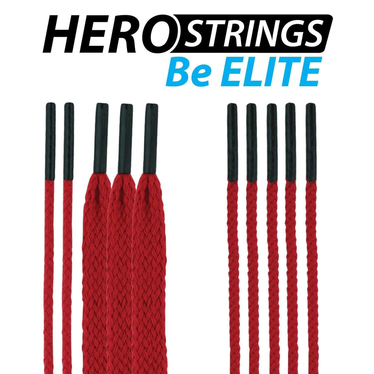 East Coast Dyes Stringing Supplies OS / Red ECD Hero Strings Lacrosse Stringing Kit from Lacrosse Fanatic
