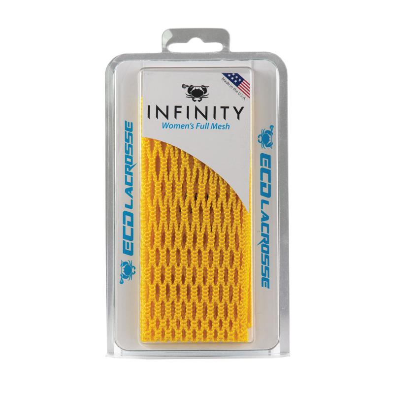 East Coast Dyes Stringing Supplies Golden Yellow ECD Infinity Womens Lacrosse Mesh from Lacrosse Fanatic