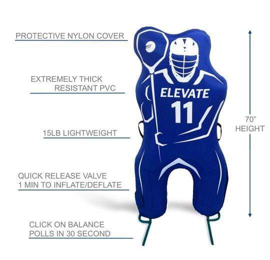 Elevate Sports Lacrosse Accessories Elevate Sports 11th Man Goalie from Lacrosse Fanatic